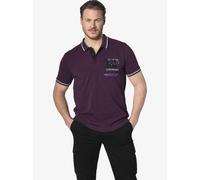 Jan Vanderstorm Herren Poloshirt Fretu dunkelrot 4XL (XXXXL) - 68/70
