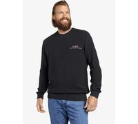 Jan Vanderstorm Regular Fit Strickpullover Rundhalsdunkelgrau, Einfarbig