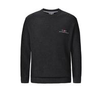 Jan Vanderstorm Regular Fit Pullover dunkelgrau, Einfarbig