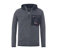 Jan Vanderstorm Regular Fit Strickjacke dunkelblau, Bedruckt