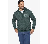 Jan Vanderstorm Strickfleeceshirt Herren petrol, XXL