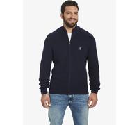 Jan Vanderstorm Comfort Fit Strickjacke dunkelblau, Einfarbig