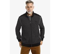 Jan Vanderstorm Comfort Fit Strickjacke schwarz, Einfarbig
