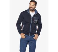 Jan Vanderstorm Sweatjacke Herren blau, 5XL