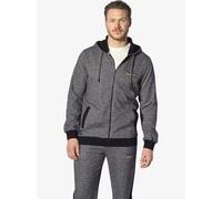 Jan Vanderstorm Comfort Fit Sweatjacke dunkelgrau, Einfarbig