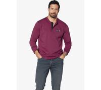 Jan Vanderstorm Comfort Fit Sweatshirt dunkelrot, Einfarbig
