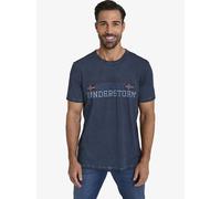 Jan Vanderstorm Comfort Fit T-Shirt dunkelblau, Einfarbig