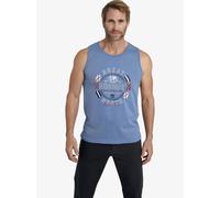 Jan Vanderstorm Comfort Fit Tank Top hellblau, Bedruckt