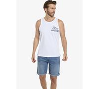 Muskelshirt JAN VANDERSTORM "Tanktop FELTON", Herren, Gr. XXL, weiß, Obermaterial: 100% Baumwolle CO., Tops (12830326-XXL) weiß
