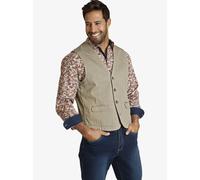 Jan Vanderstorm Anzugweste TORELL, Freizeitweste in Jeans-Optik 66 (3XL) beige Herren Anzugwesten Westen 66 (3XL) beige