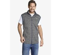 Funktionsweste JAN VANDERSTORM "Weste MALDEVIN", Herren, Gr. 60, grau (grau melange), Obermaterial: 92% Polyester PES. 8% Elasthan EL., casual, comfort fit normal, Westen (27317068-60) grau melange