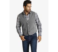 Jan Vanderstorm Anzugweste TORELL, Freizeitweste in Jeans-Optik 68 (4XL) grau Herren Anzugwesten Westen 68 (4XL) grau