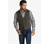 Funktionsweste JAN VANDERSTORM "Weste TORELL", Herren, Gr. 54, grün (oliv), Obermaterial: 100% Baumwolle CO., modisch, regular fit normal, Westen, Freizeitweste in Jeans-Optik (94035423-54) oliv