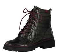 Jana 100% COMFORT 8-8-25222-27/290 GRAPHITE CROCO Schnürstiefel HW 21/22 für Damen, grau, Größe 38 EU