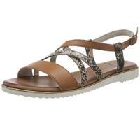 Jana 100% comfort 8-8-28115-24, Damen Riemchensandalen, Braun (Choco Snake 390), 38 EU (5 UK)