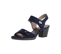 Jana 100% comfort Damen 8-8-28308-26 Sandale mit Absatz, Blau, 37 EU