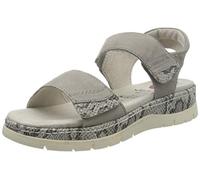 Jana 100% comfort Damen 8-8-28401-24 Riemchensandalen, Grau (Lt. Grey Comb 211)