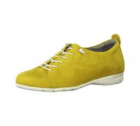 Jana 100% COMFORT LEATHER 8-8-23210-24/627 SAFFRON Elegante Schnürer FS 2020 für Damen, gelb, Größe 40 EU