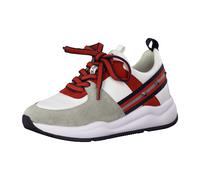 Jana 100% COMFORT LEATHER 8-8-23628-24/555 RED COMB Sneaker low FS 2020 für Damen, weiß, Größe 37 EU