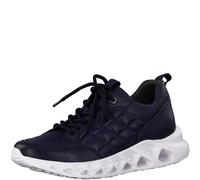 Jana 100% COMFORT LEATHER 8-8-23707-27/400 BEIGE Sportliche Schnürer HW 21/22 für Damen, blau, Größe 39 EU