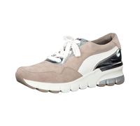 Jana 100% COMFORT LEATHER 8-8-23725-24/347 LT. TAUPE Sportliche Schnürer FS 2020 für Damen, braun, Größe 38 EU