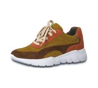 Jana 100% COMFORT LEATHER 8-8-23729-25/690 SAFFRON COMB Sportliche Schnürer HW 20/21 für Damen, braun, Größe 38 EU