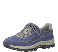 Jana 100% COMFORT LEATHER 8-8-23736-28/802 DENIM Sportliche Schnürer FS 2022 für Damen, blau, Größe 38 EU