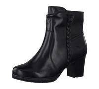 Jana 100% COMFORT LEATHER 8-8-25306-27/001 BLACK Klassische Stiefeletten HW 21/22 für Damen, schwarz, Größe 40 EU