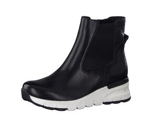 Jana 100% COMFORT LEATHER 8-8-25405-27/022 BLACK NAPPA Klassische Stiefeletten HW 21/22 für Damen, schwarz, Größe 39 EU