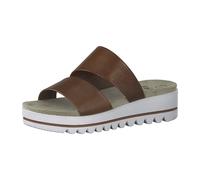 Jana 100% COMFORT LEATHER 8-8-27202-26/362 CHOCO Klassische Pantoletten FS 2021 für Damen, braun, Größe 37 EU