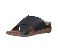 Jana 100% COMFORT LEATHER 8-8-27240-26/805 NAVY Klassische Pantoletten FS 2021 für Damen, blau, Größe 43 EU