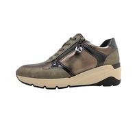 Jana Shoes Sneaker 23763-45 Wedge mit Reißverschluss, vegan – Damen Beige Größe 37