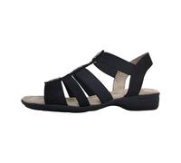 Jana Damen 8-28165-42 Sandalen, Schwarz, 41 EU