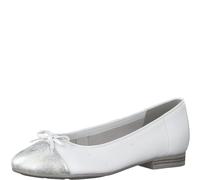 Jana 8-8-22150-28/100 WHITE Ballerinas FS 2022 für Damen, weiß, Größe 38 EU