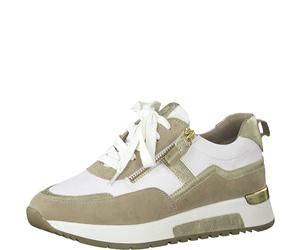 Jana 8-8-23711-28/470 BEIGE/GOLD Sportliche Schnürer FS 2022 für Damen, beige, Größe 36 EU