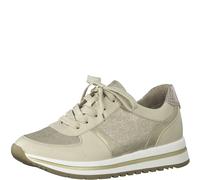 Jana 8-8-23734-28/411 IVORY Sportliche Schnürer FS 2022 für Damen, beige, Größe 40 EU