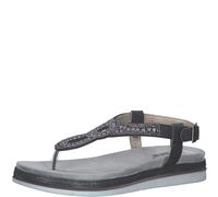 Jana 8-8-28704-28/001 BLACK Riemchensandalen FS 2022 für Damen, schwarz, Größe 40 EU