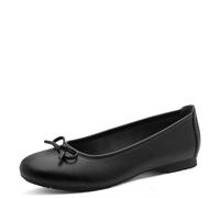 Jana Shoes Ballerina Woms M2216341 Vegan mit Schleife Schwarz Größe 38