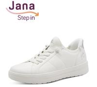 Jana 82376445 Damen Slip-On Sneaker, weiß, 40 EU