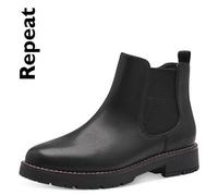 Jana Shoes Stiefeletten Damen M2546543 Vegan Reißverschluss Schwarz Größe 38 EU