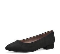 Jana Shoes Damen-Ballerina Ago – vegan, mit Blockabsatz, Schwarz Größe 39