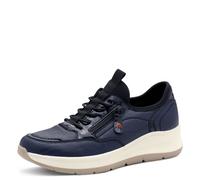 Jana Bequeme Schnürschuhe für Damen, blau, Größe 40 EU