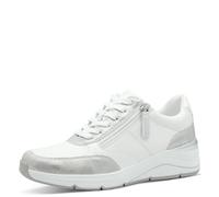 Jana Bequeme Schnürschuhe für Damen, weiß, Größe 39 EU