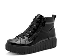 Jana bordeaux (bordo) Damen Schnürboots, schwarz, 40 EU