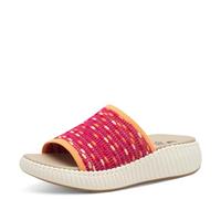 Jana Coshy Damen Pantoletten mit Chunky-Sohle Bequem, Mehrfarbig (Fuchsia Comb), 37 EU