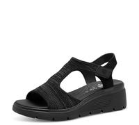 Jana Damen 8-28772-44 Sandalen, Schwarz, 39 EU