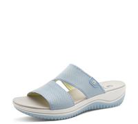 Jana Coshy Original - Die Hallux-freundliche Pantolette 8-27270-43 blau Sky H-Weite