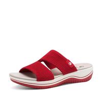 Jana Coshy Damen Hallux Pantolette mit Flexibler Sohle Elastisch, Rot (Red), 39 EU