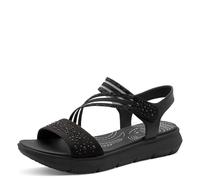 Sandalette JANA, Damen, Gr. 41, schwarz, Lederimitat, Textil, Schuhe Sandalette (57486824-41) schwarz