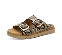 Jana Damenschuhe Klassische Pantoletten BLACK/NATURE BLACK/NATURE - Gr. - 40